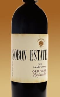 Sobon Estates Old Vine Amador County Zinfandel 2019